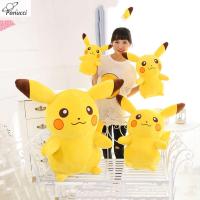 Pikachu คุณภาพสูงขนาดใหญ่35/45/65ซม. ของขวัญคริสต์มาสโปเกมอน Pikachu ตกแต่งบ้านแฟนปิกาจูตุ๊กตาของเล่นตุ๊กตาอะนิเมะโปเกมอนตุ๊กตาผ้ากำมะหยี่ของเล่นตุ๊กตา