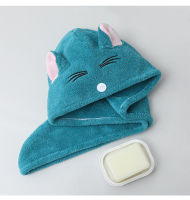 Microfiber Dry Hair Towel Women Bath Quickly Dry Head Turban Cap Bathing Wrap Drying Hat Soft Absorption Shower Cute Ear Towel