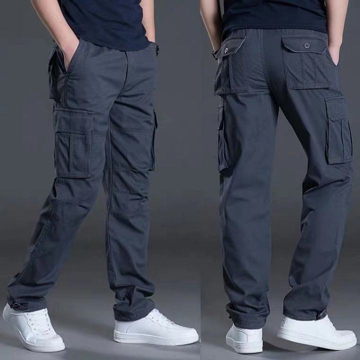 ZABA# Fashion Men Outdoor 6 pocket cargo pants | Lazada PH