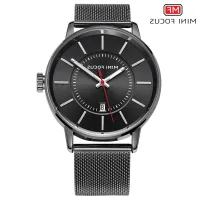 ---Fashion mens watch238814卍 MINI FOCUS fox mens watch quartz watch alloy steel mesh belt is vogue and simple watchMF0034G