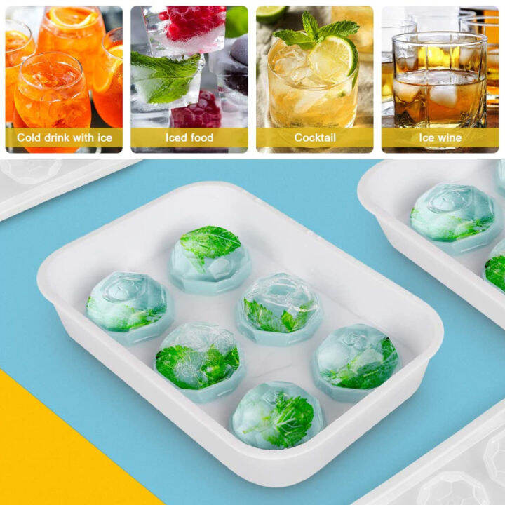 ice-ball-trays-ถาดน้ำแข็งขนาดใหญ่ทรงกลม-ice-ball-moulds-เครื่องทำน้ำแข็งทรงกลมแบบใช้ซ้ำได้พร้อมฝาปิดที่ถอดออกได้สำหรับวิสกี้-chilling-ไวน์ค็อกเทลเครื่องดื่มน้ำผลไม้