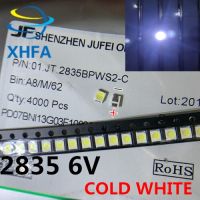 3528 Led Jufei 100ชิ้น2835 1210อุปกรณ์โคมไฟทำเล็บพลังงานสูง1W 6V สีขาวเย็นสำหรับแอพพลิเคชั่นไฟแบ็คไลท์โทรทัศน์ Led Lcd