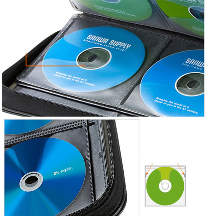zp-กล่อง-tempat-cd-แผ่นดิสก์แสงสีฟ้ากันกระแทกซีดี-ที่เก็บดีวีดีพร้อมแพคเกจ96แผ่นความจุจัดสำหรับการเดินทาง