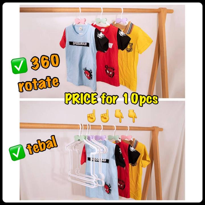 Plastic Kids Hanger, Children Top Plastic Hanger for Display