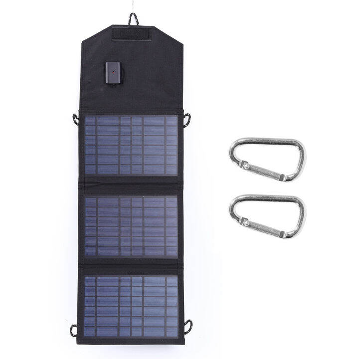 30W 5V USB Solar Panel Pack Waterproof Camping Emergency Battery Cells