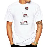 Summer T-Shirt Printed Men T Shirt   tshirts I Love My Folding Brompton Bike Short-Sleeve 100% Cotton Short sleeve