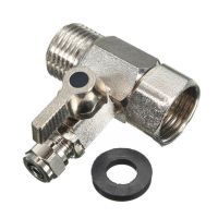 【cw】 Copper 1/2 39; 39; To 1/4 39; 39; Ball Valve RO Water Purifier Adapter Accessorie Ball Connector Tap Hardware Garden Valve Water Home X2W6 ！