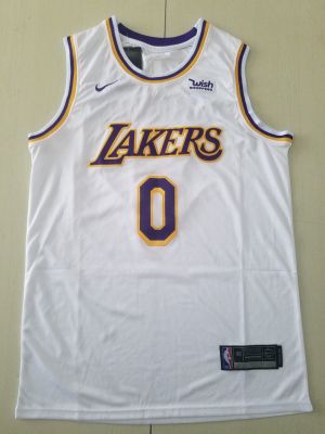 Ready Stock 22/23 Top Quality Mens No.0 Russell Westbrook Los Angeles Lakerss Swingman Jersey - White