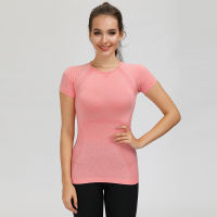 Vital Seamless Sport Shirts Women Breathable Workout Top High Elastic Gym Yoga Top Running Short Sleeve T-Shirts Gym Sportswear