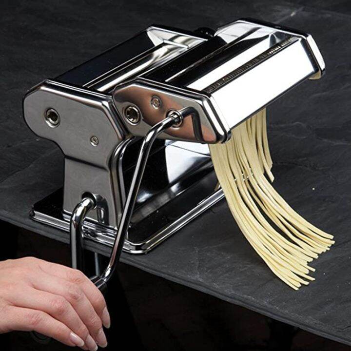 Pasta Maker Machine Hand Crank - Roller Cutter Noodle Makers Best for  Homemade Noodles Spaghetti Dough Making Tools 