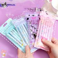 5PCS/set Sanrio Click ball pen Kuromi Cinnamoroll Melody POCHACCO gel pen