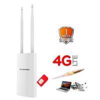 4G CPE Outdoor Wireless Router Buil in PA Chip  High Power Outdoor IP67 รองรับการใช้งานสูงสุด 90 อุปกรณ์+- ขึ้นไป