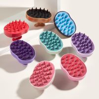 Silicone Shampoo Head Scalp Massage Brush hair brushes professional Hair SPA Shower Brush Hairdressing Styling Tools