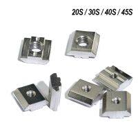 100/50/20PCS M3 M4 M5 M6 M8 T Block Square nuts T-Track Sliding Hammer Nut for Fastener Aluminum Profile 2020 3030 4040 4545