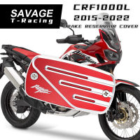 Perlindungan Takungan Brek Depan รถฮอนด้า CRF1000L CRF1100L CRF 1000L 1100L Afaksesori Motosikal Twin Oil ฝาครอบ CNC