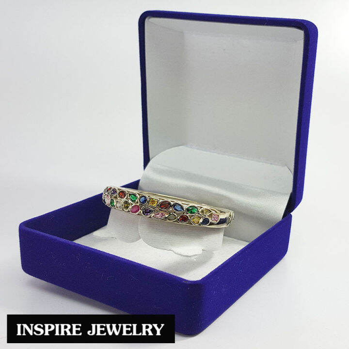 inspire-jewelry-กำไลนพเก้า-ตัวเรือนอัลปาก้าอย่างดี-สวยหรู-พรเก้าประการ-นำโชค-เสริมดวง