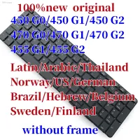 ภาษ❦Novo Para Probook 450 G1 455 N-BL Teclado Portátil Sem Moldura