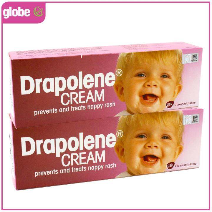 Drapolene Nappy Rash Cream 55g x 2 (set) Lazada