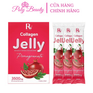 Thạch lựu collagen jelly Thụy Sĩ hộp 7 gói dưỡng trắng da toàn thân căng