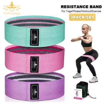Utility Exercise Yoga Mat, Non Slip Pilates Fitness Mat with Resistance Band  for Women & Men 