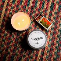 เทียนหอม เทียนไขถั่วเหลือง กลิ่น Siam Disc - Jasmine &amp; Citrus