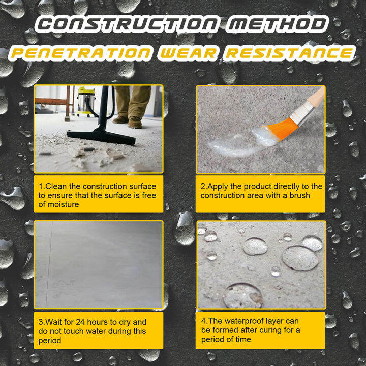 Liquid Rubber Waterproof Sealant Multi Surface Leak Repair Indoor and
