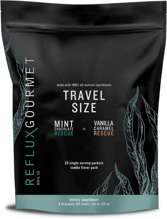 Reflux Gourmet Single Serve Multi Pack (25) Vanilla Caramel Rescue