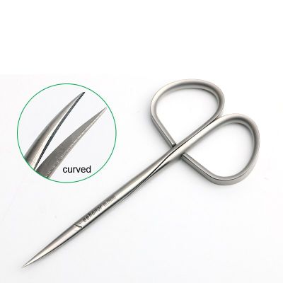 Eye Peeling Twisted-Handle Tissue Scissors Blunt-Tipped Serrated Scissors To Open The Corners Of The Eye Eye Separating Scissors