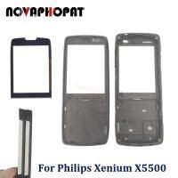 เคสฝาครอบกรอบจอแอลซีดี Novaphopat สำหรับ Philips หน้าจอโทรศัพท์ X5500 Xenium (ไม่ใช่เซ็นเซอร์สัมผัสหน้าจอ)