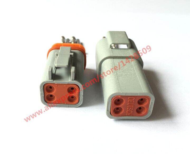 5 Set 4 Pin Female And Male Waterproof Electrical Wire Connector Plug Deutsch Enhanced Seal 9559