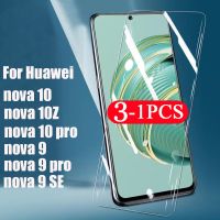 ฮู่หยูส3/2/1ชิ้นสำหรับสมาร์ทโฟน Nova 10 9 8 7 Pro 10z นิรภัยฟิล์มป้องกัน8i ปกป้องหน้าจอสมาร์ทโฟน