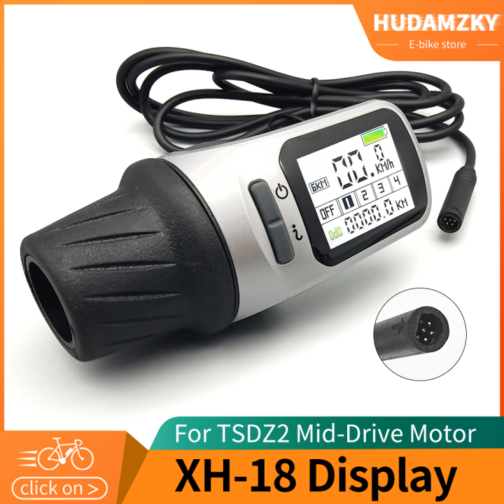 ebike-dsiplay-6pin-xh18-lcd-tsdz2b-tsdz2จอแอลซีดีสำหรับมอเตอร์ขับขนาดกลางไฟฟ้าชุดจักรยานไฟฟ้า