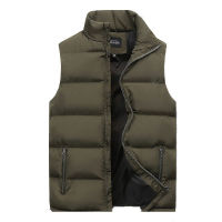 Men Jacket Winter Men Vest For Down Cotton Sleeveless Jacket Waistcoat Man Warm Mens Coat Sleeveless Warm Liner Male Slim Gilet