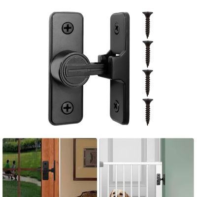 1pc Barn Door Lock Zinc Alloy Heavy Duty Sliding Barn Door Latch Lock 80x25mm 90 Degree Gate Latch With 4 Screws Door Hardware Door Hardware Locks Met