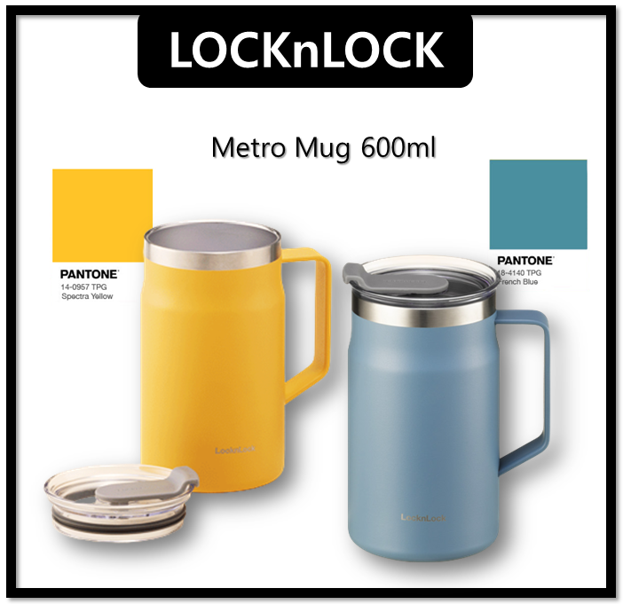 [LocknLock] Authentic Metro Colorful Coffee Tea Table Mug Thermal