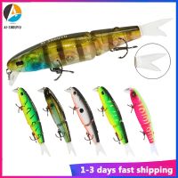 AI-SHOUYU 1pc New Wobbler Magallon 70mm 8g Hard Minnow Bait Artificial Bait Swim Bait with Spare Tail Fishing Lure with 2 HooksLures Baits