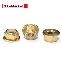 【CW】 M4 Nylon Insert Nut M2 M8 Brass Flange Nuts .B017