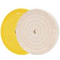 【CW】 2Pcs Polishing Discs 150Mm Set Table Buffer Polisher With 12.7Mm Mandrel Hole