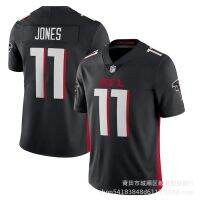 2023 คุณภาพสูง เสื้อกีฬารักบี้ ลายทีม Legend NFL Falcons 11 Jones 21 Gurley II