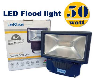 Flood light LED ฟลัดไลท์ สปอตไลท์ 50 วัตต์ แสงเดย์ไลท์/วอร์มไวท์ LeKise (เลคิเซ่)