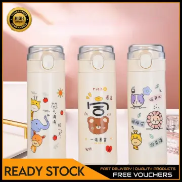 450ml Cartoon Kids Thermos Cup Stainless Steel Insulated Thermos