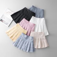 【CW】Baby Toddler Children Clothing School Plaid Girls Skirt Bottoming Princess Pleated Skirts Kids Short SKirt Summer Child Clothes