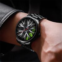 Watch Men Casual Quartz Stainless Steel Band Diamonds Business Watch Latest Top Luxury Watch Quartz Wristwatches Montre Homme