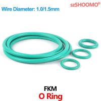 【hot】✼◎▥  Fluorine Rubber O-Rings O Gasket for Machinery Plumbing 1MM/1.5MM