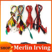 Merlin Irving Shop Alligator Clips Electric Test Lead Cable Pince Crocodile DIY Jumper Wire Electrical Roach Cord Pedal for Multimeter