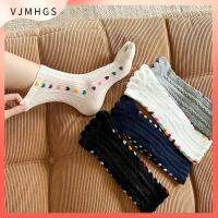 VJMHGS 2Pairs ผ้าคอตตอน ถุงเท้าห้านิ้ว รูปหัวใจ ท่อกลางสำหรับหลอด ถุงเท้าลูกเรือระบายอากาศ ของใหม่ เสื้อผ้าแนวสตรีท ถุงเท้าแยกนิ้ว สำหรับผู้หญิง