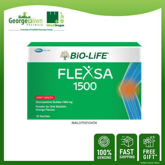 BiOLiFE FLEXSA 1500MG GLUCOSAMINE SULFATE SACHET 30S Lazada