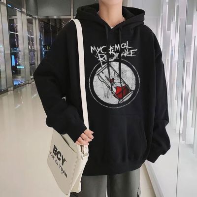 Rock Band My Chemical Romance Hoodie MCR Hourglass Graphic Hip Hop Sweatshirts Men Clothes Vintage Goth Loose Hoodies Streetwear Size XS-4XL