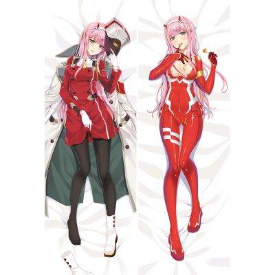 60x180 ซม. อะนิเมะ DARLING in the FRANXX หมอน Dakimakura ปกสาวเซ็กซี่ กอดร่างกาย คอสเพลย์ ปลอกหมอน ของขวัญ