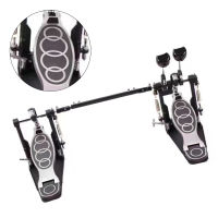 Double Drum Pedal Firm Grip การทำงานที่มีประสิทธิภาพอย่างมั่นคง Zinc Aluminium Professional Drum Foot Kick